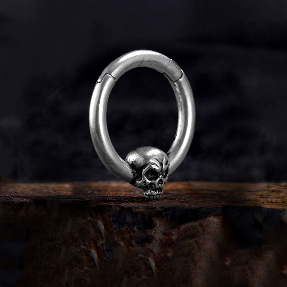 Peso Ring Skull / 1 Par